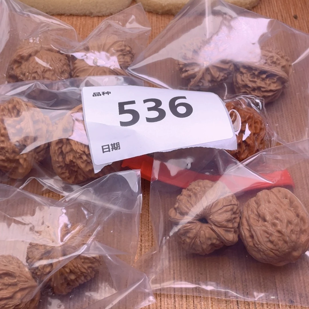 文玩核桃把件536号6对带练手元宝