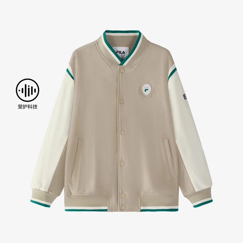 FILAKIDS儿童【儿童必备】潮流拼色休闲春秋季时尚卫衣 K12B513733