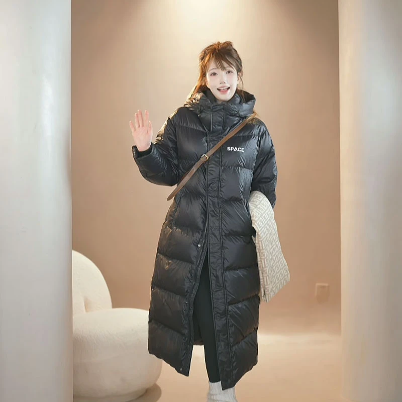 YAYA/鸭鸭官方旗舰【时空道宇联名款】时尚羽绒服女款情侣长款外套