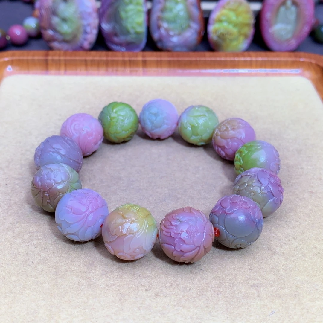 玛瑙未镶嵌手链盐源