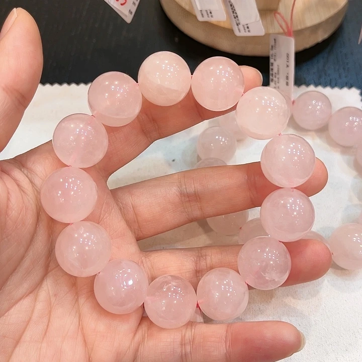 【闪购商品】未镶嵌手链水晶—福利卡16天然粉水晶手串