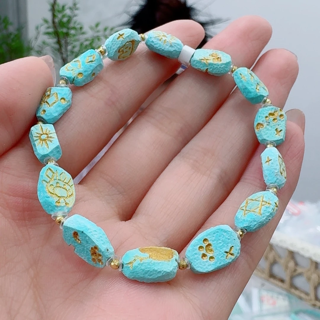 未镶嵌绿松石珠宝奇石