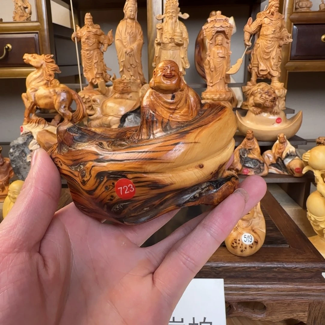 崖柏小木匠艺雕一物一拍