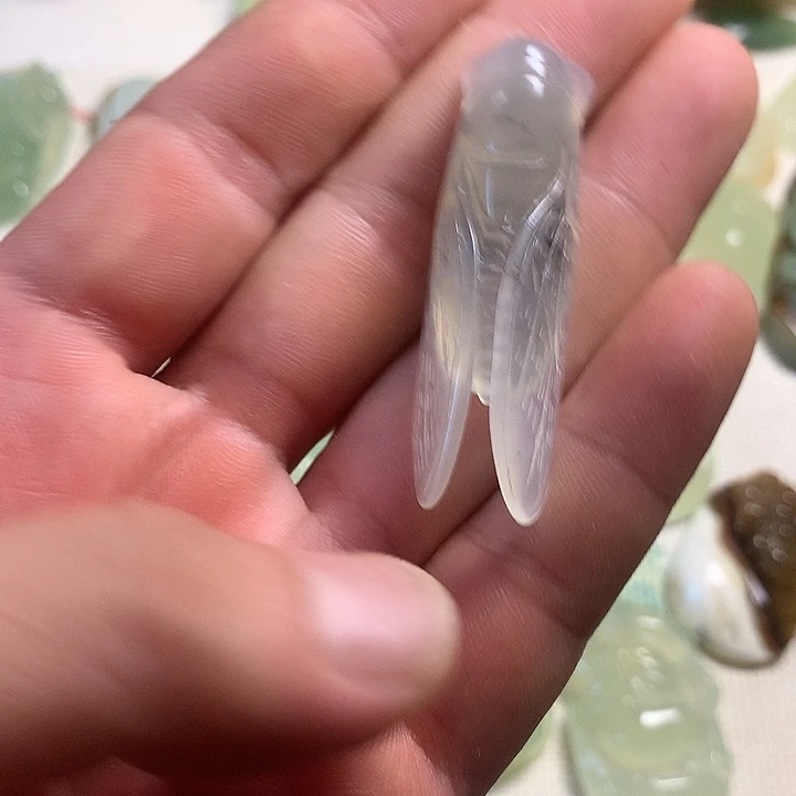 蛇纹石玉未镶嵌吊坠(不含链)