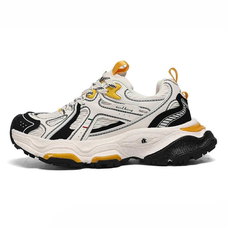 跑车联名款！Ek新款 轻量 踩屎感舒适隐形增高老爹鞋 2370