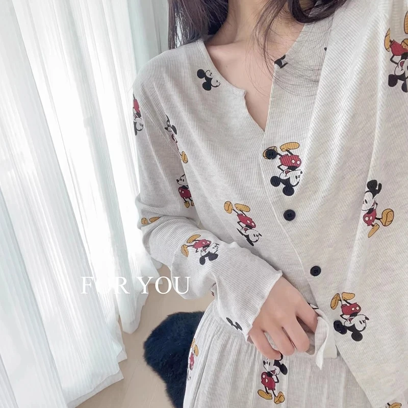 【纯棉-带胸垫月子服】春夏孕妇产前产后哺乳家居服吸汗喂奶睡春秋