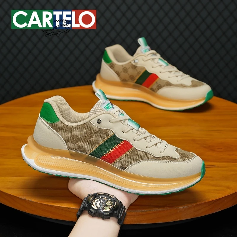 卡帝乐鳄鱼轻奢透气潮流运动鞋杜莎凰家鞋防滑休闲鞋夏季百搭潮鞋