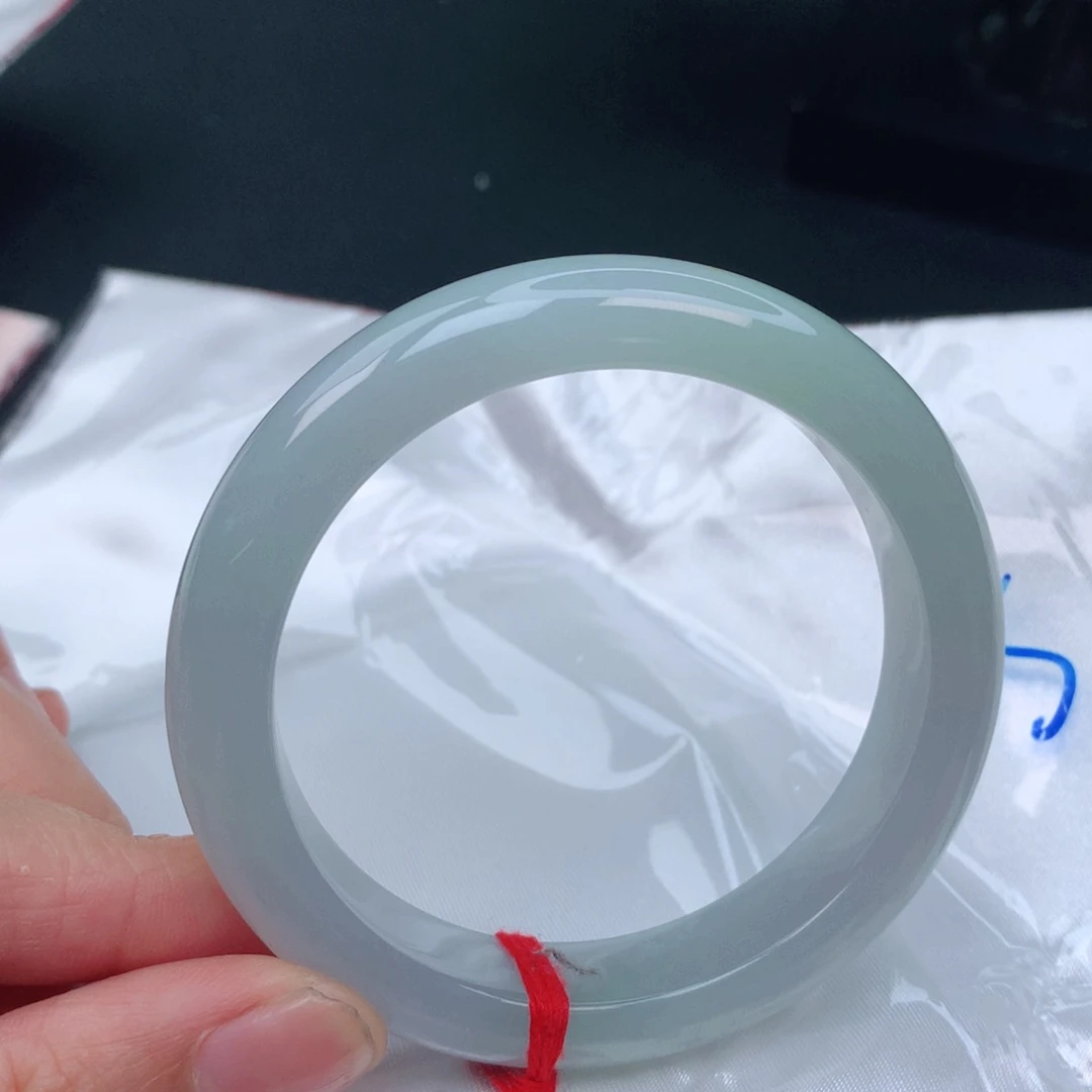 翡翠手镯未镶嵌缅甸天然55-56