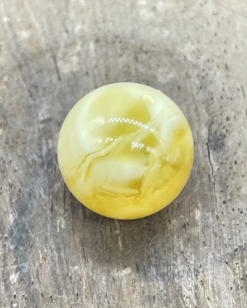原矿蜜蜡俄料妖白花杂珠子17mm
