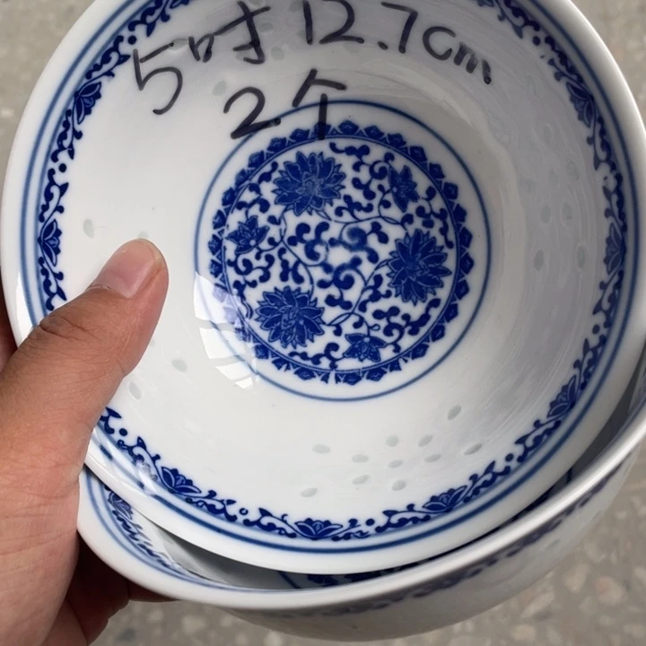 摆件景德镇高温细白瓷餐具