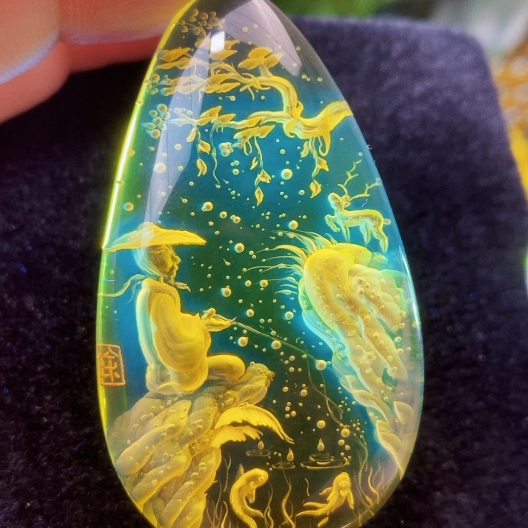 【闪购商品】金珀吊坠(不含链)未镶嵌