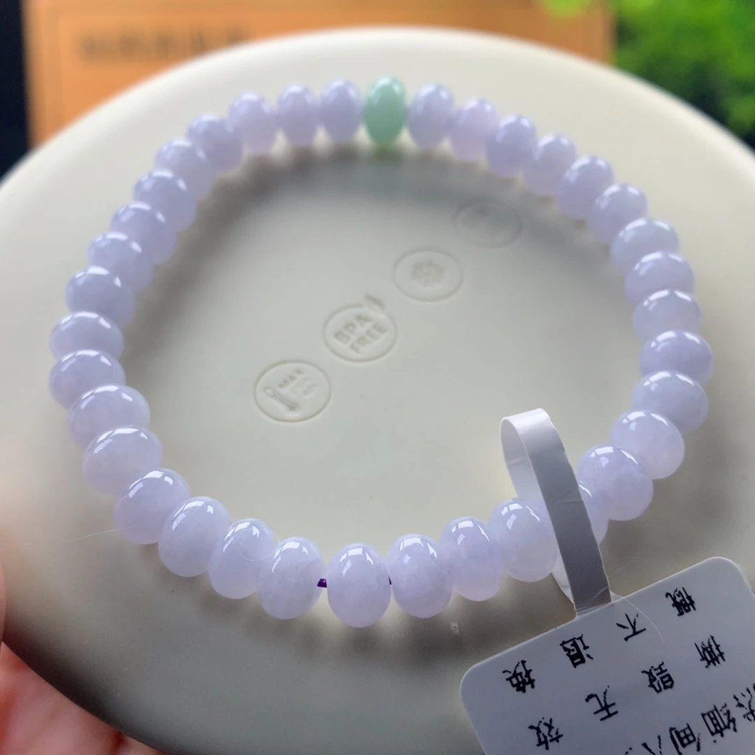 翡翠未镶嵌手链卡6.5