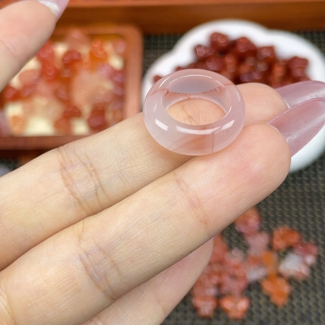 南红玛瑙未镶嵌配饰跑环