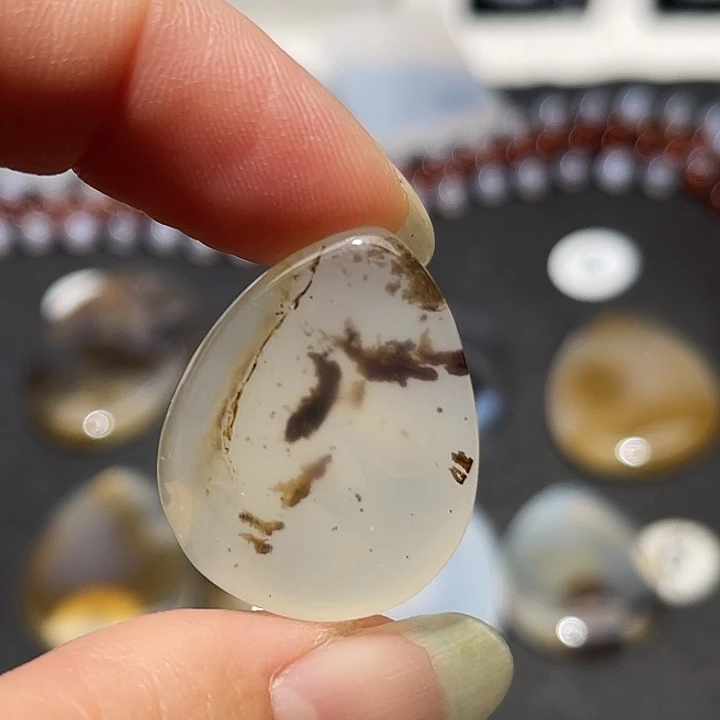 玛瑙/玉髓未镶嵌吊坠(不含链)