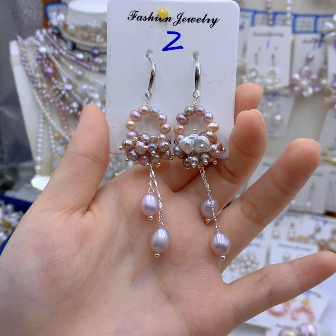 淡水珍珠颈饰银S925镶嵌