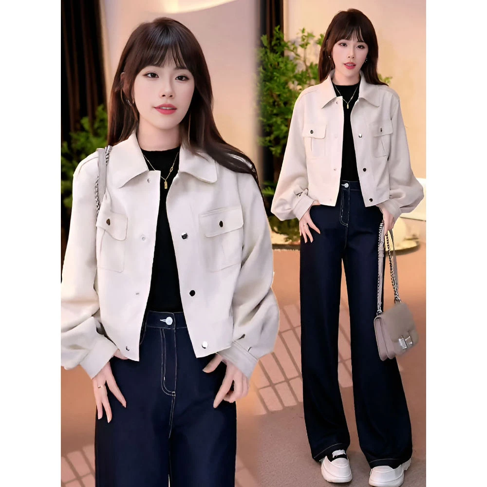 设计感小香风夹克外套女2026年春秋新款减龄小众百搭短款开衫上衣