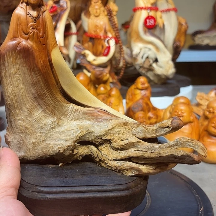 柏木太行崖柏观音菩萨