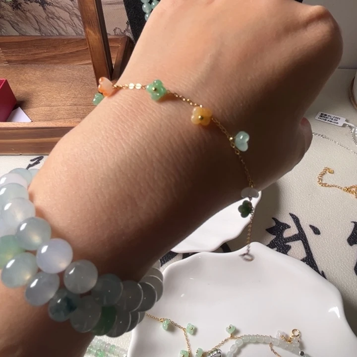 翡翠未镶嵌手链翡翠