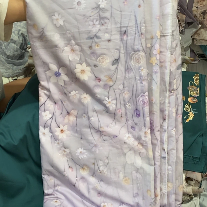 【闪购商品】6米紫色花铂金棉