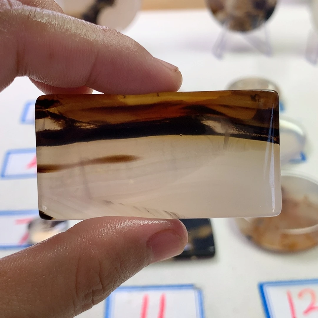 未镶嵌玛瑙/玉髓珠宝半成品