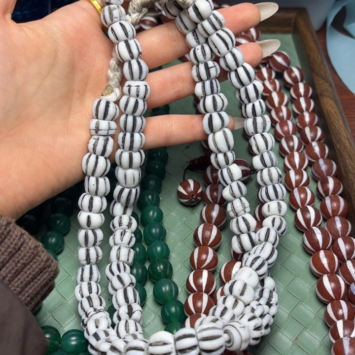 琉璃颈饰4758 琉璃一条