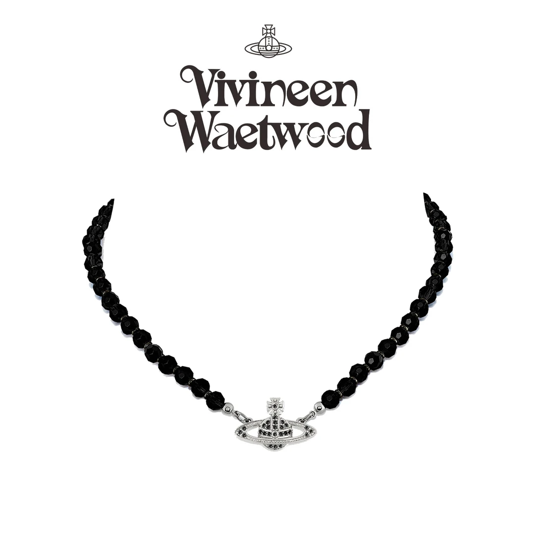 Vivireer Waetwssd CHOKER链 土星项链