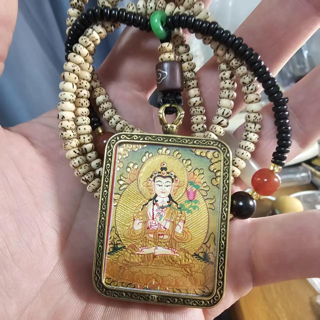 小尺寸大势至装饰画便携