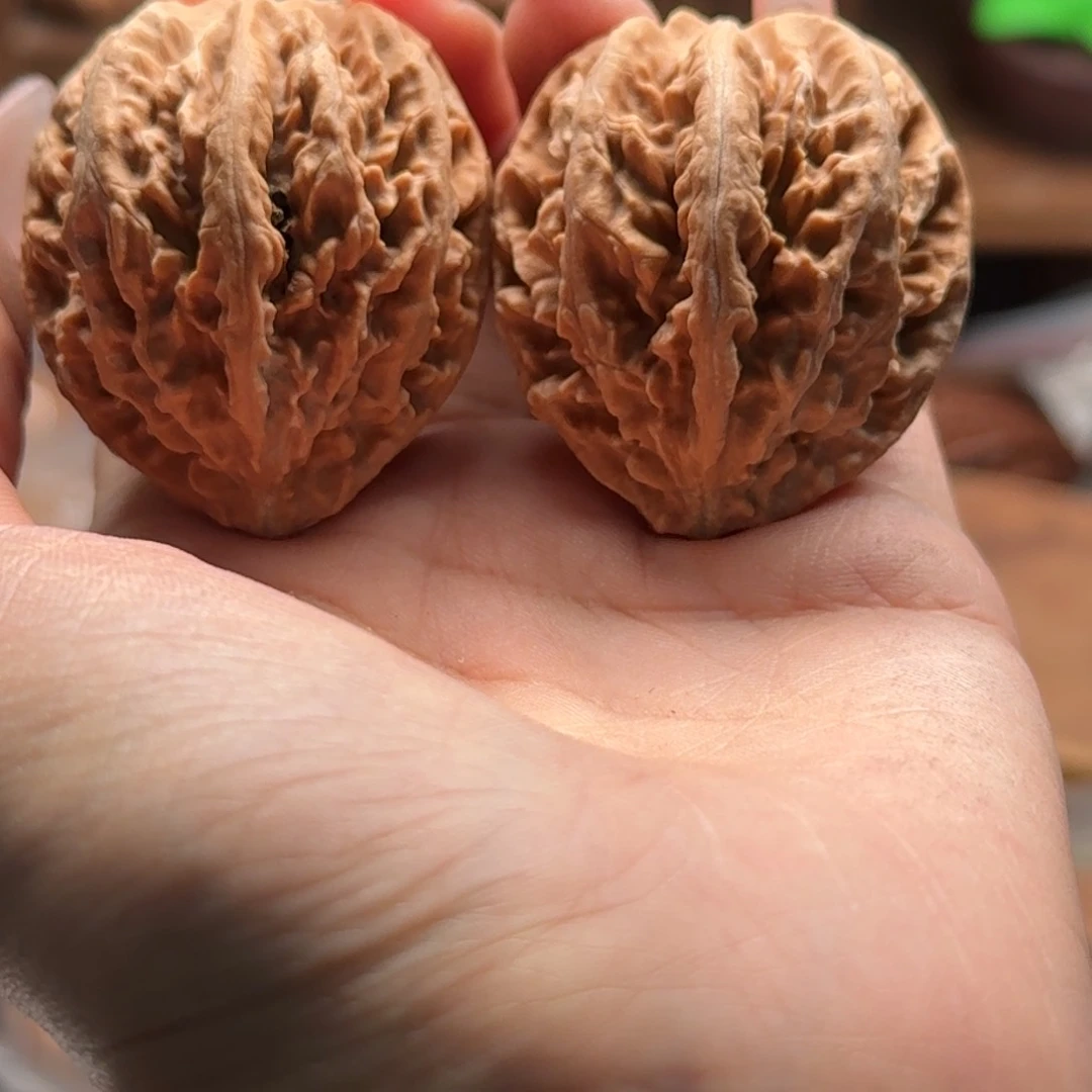 文玩核桃把件关东木子楸百核100花皮