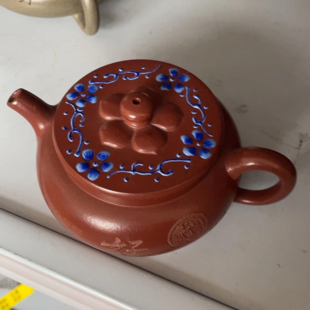 茶壶底槽青紫砂艺术作品