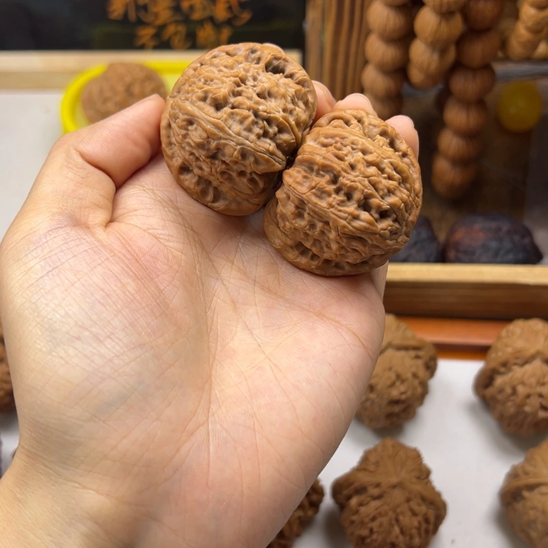 *****葫芦文玩核桃白狮子40