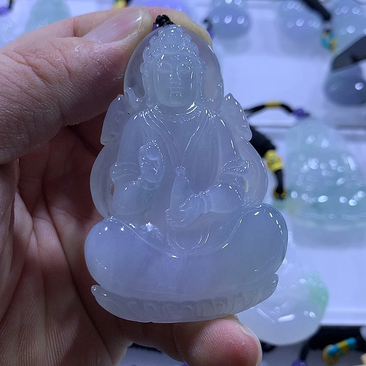 翡翠未镶嵌颈饰天然翡翠A货吊坠