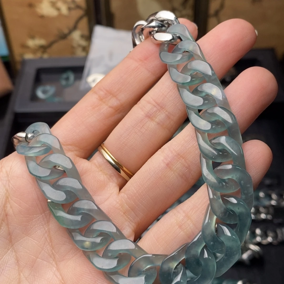 ****r翡翠未镶嵌手链手链10002