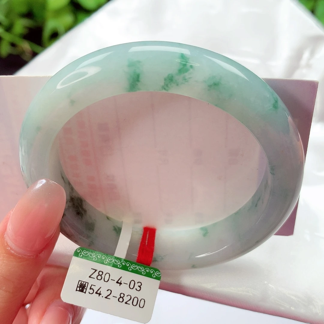 翡翠未镶嵌手镯缅甸天然a货翡翠手镯