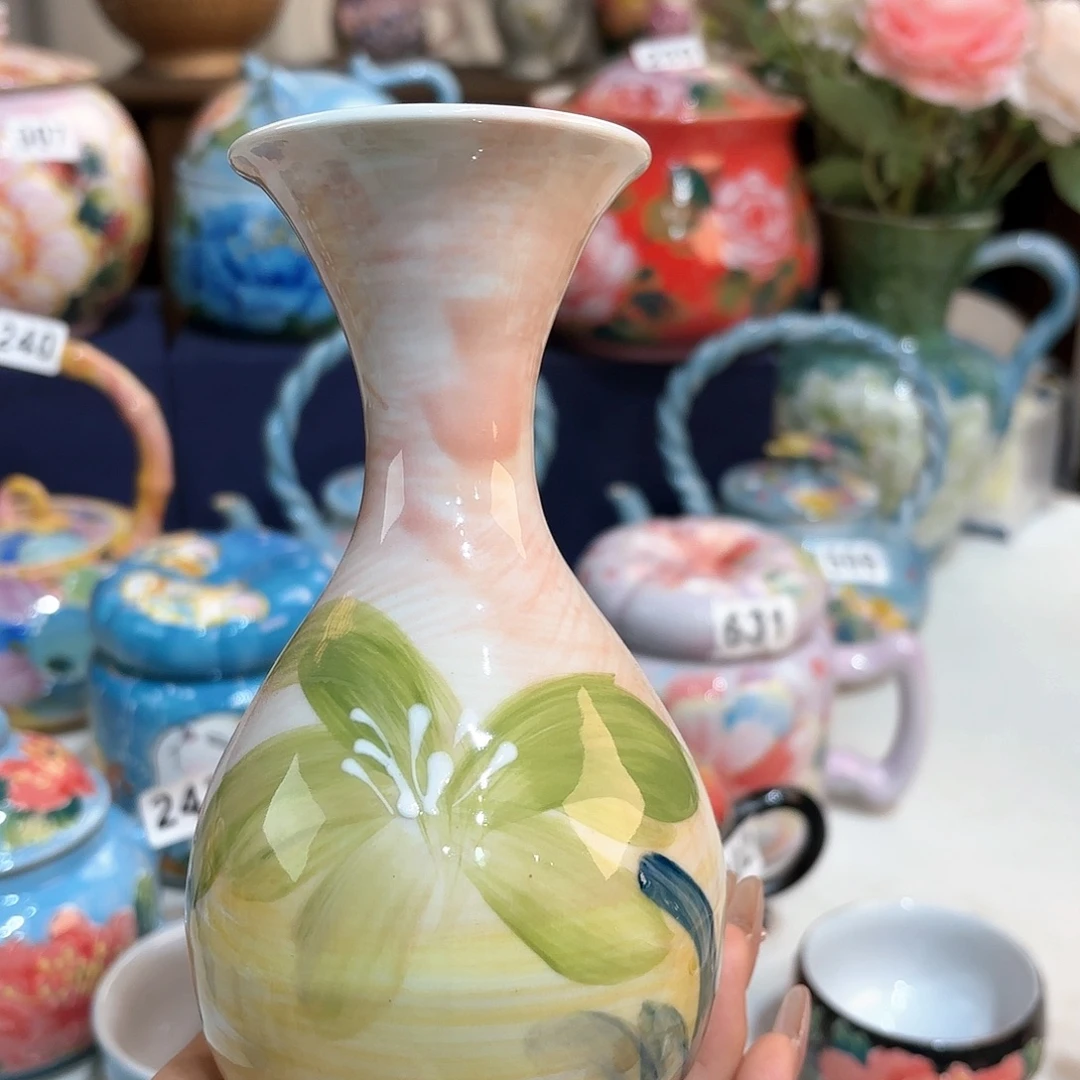 景德镇手绘高温釉下彩陶瓷茶具