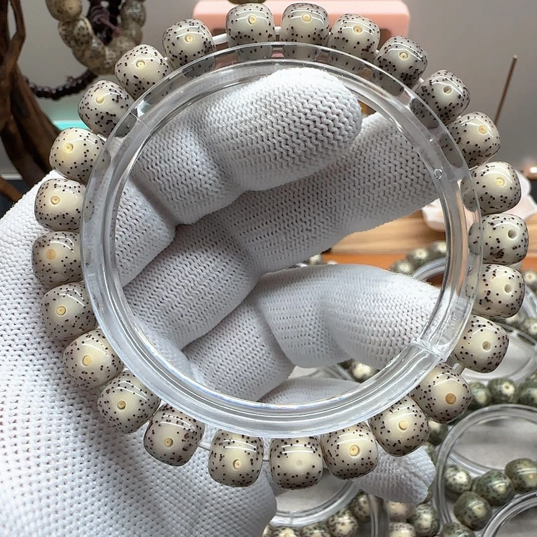 星月菩提吊坠卡9灰冰双留白