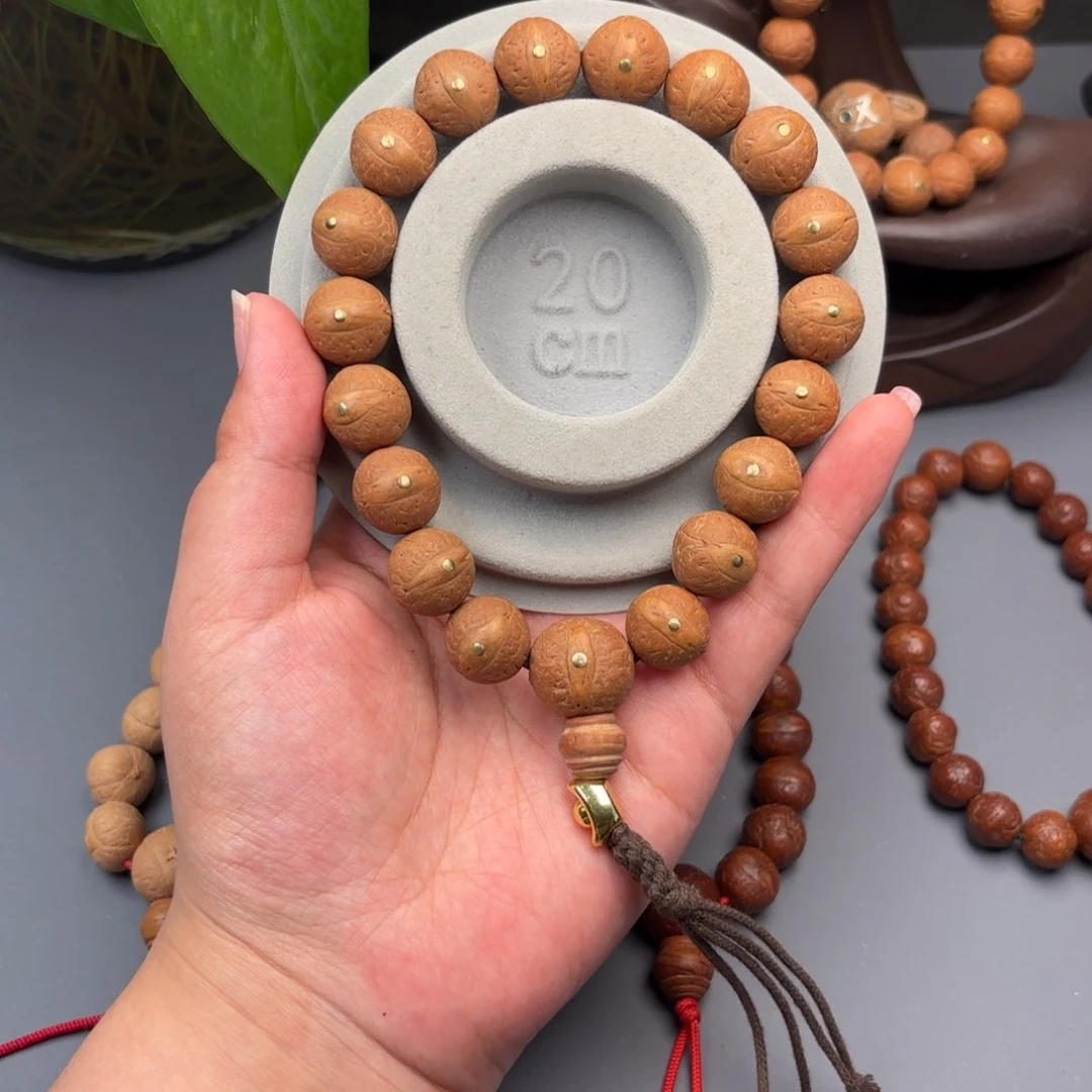 凤眼菩提吊坠入***深镶嵌