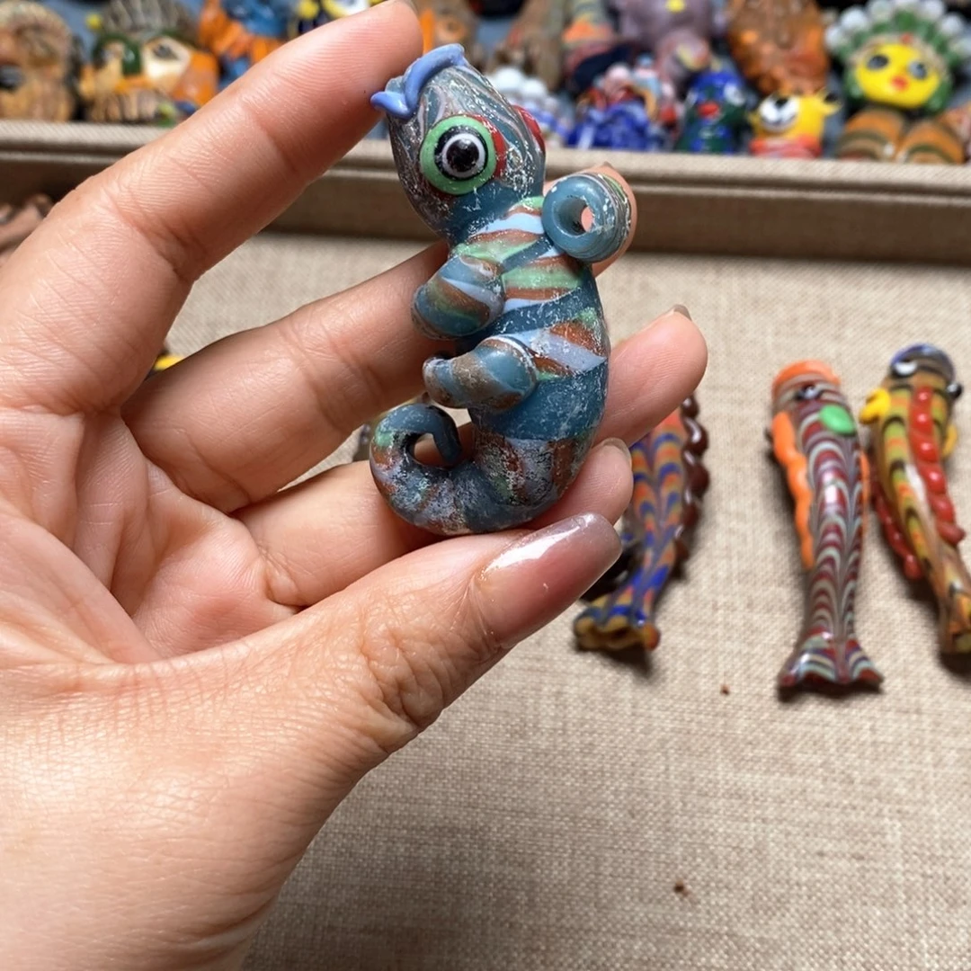 琉璃颈饰印度尼西亚龙