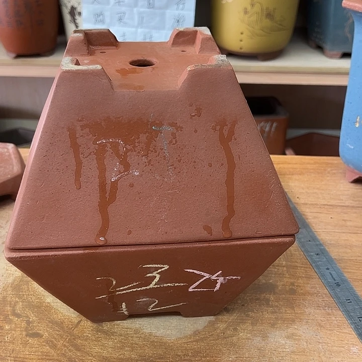 紫砂花盆，透气花盆