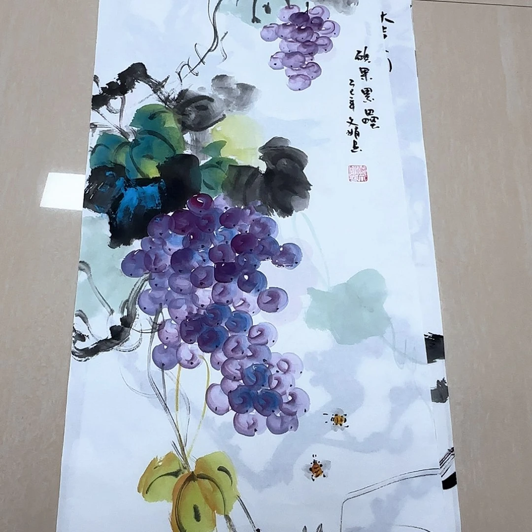 国画国画作品多次