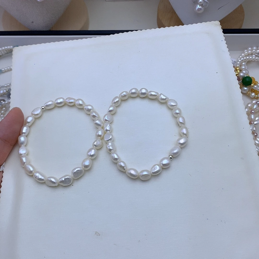 合金手绳淡水珍珠