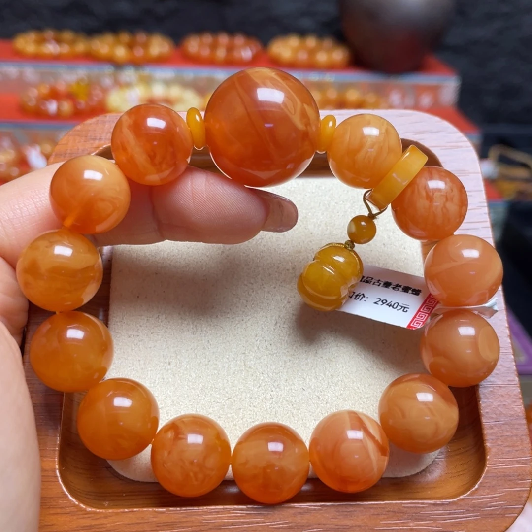 手链蜜蜡未镶嵌手串