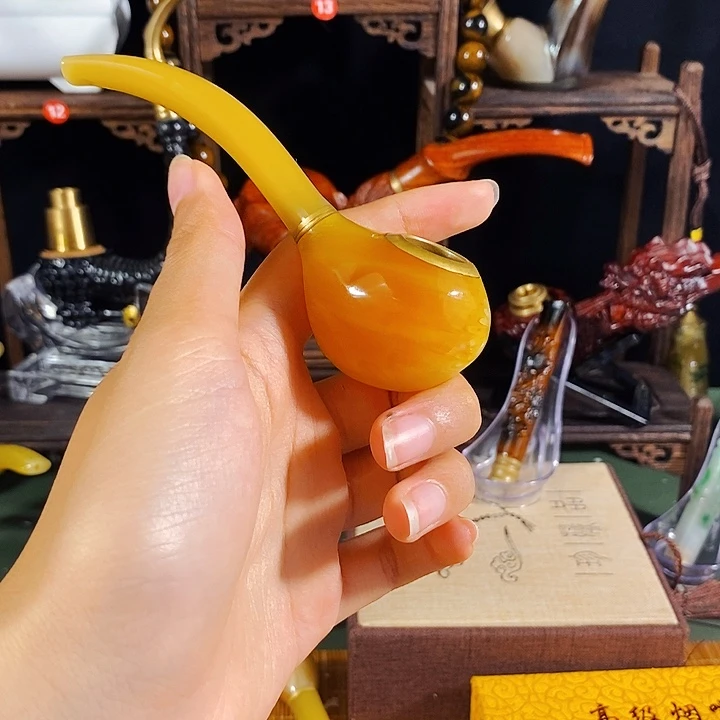 高端定制金丝楠烟嘴