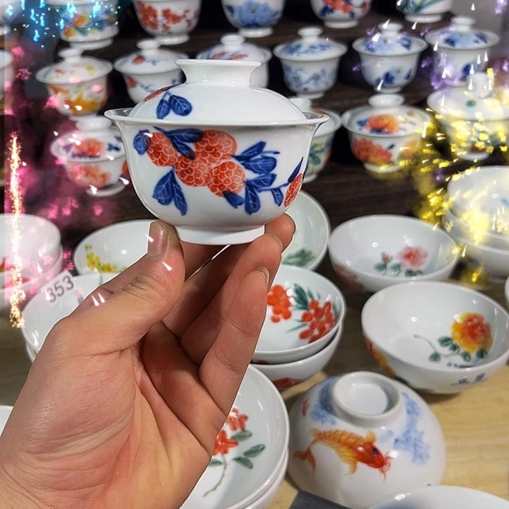 瓷诗*景德镇手工手绘釉下彩陶瓷