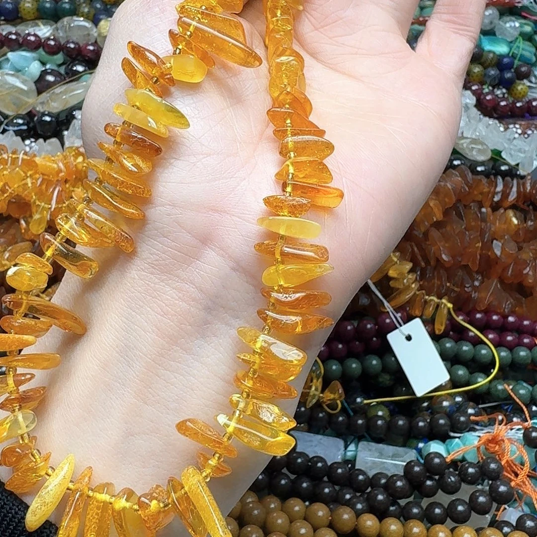玛瑙/玉髓合金珠宝半成品一条蜜蜡卡子
