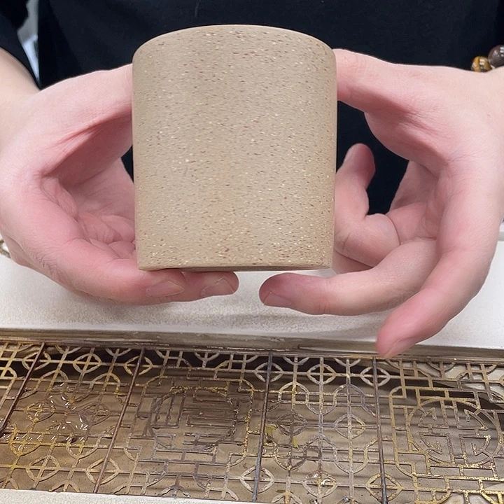 茶杯紫砂原矿紫砂