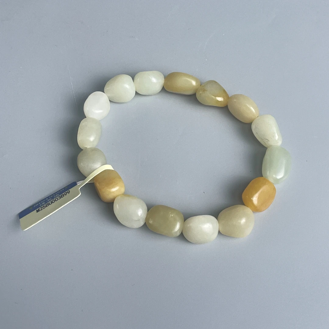 20世纪中后期和田玉手串-M25BU003B99-手把件/挂坠/摆件/绣花张