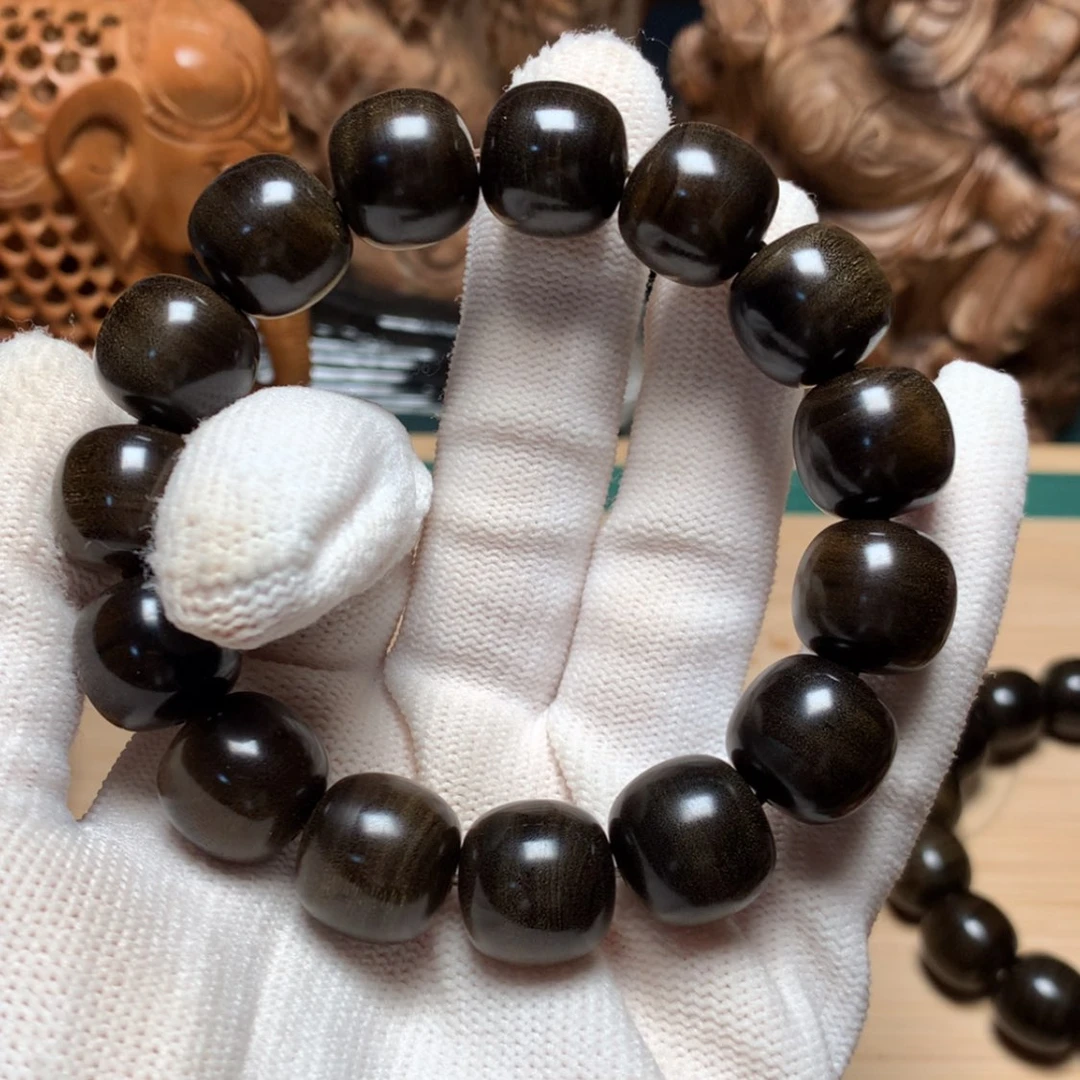 【闪购商品】檀香木手串/手链老山檀香水阴沉14.5x15