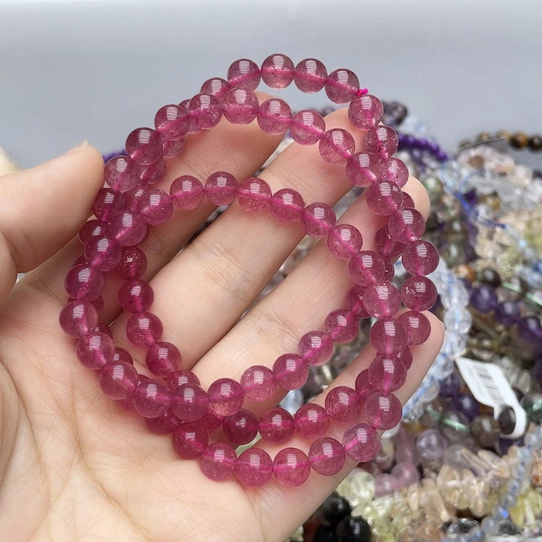 水晶手链未镶嵌草莓晶