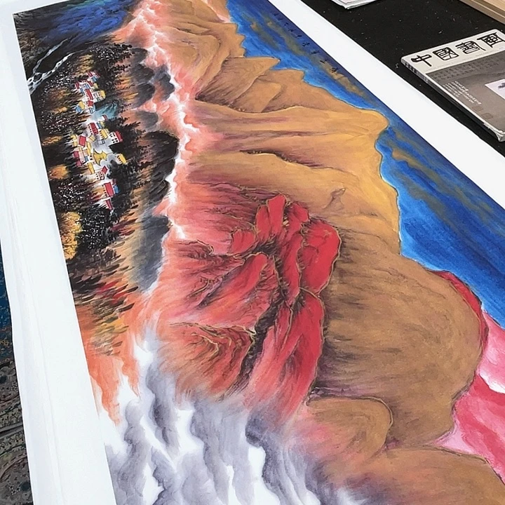 国画书画描金拓染金石传拓手写