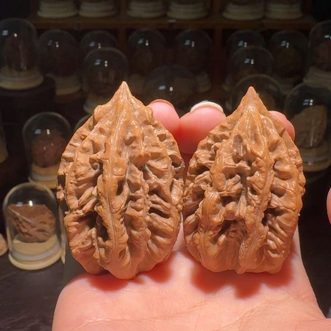 吊坠文玩核桃大火焰纹